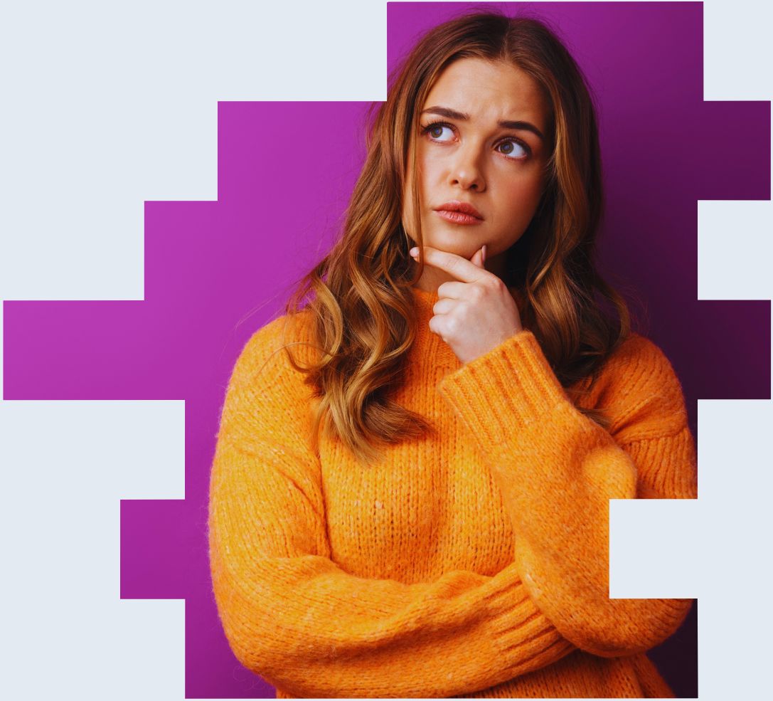 A woman considering the health risks posed by shift work