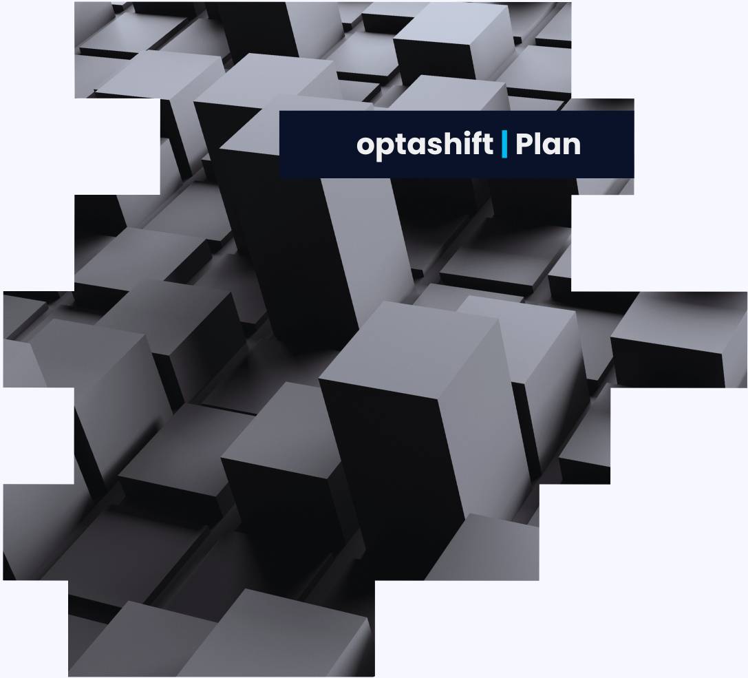 An image of a blocks of different heights representing the many options available when changing shift patterns