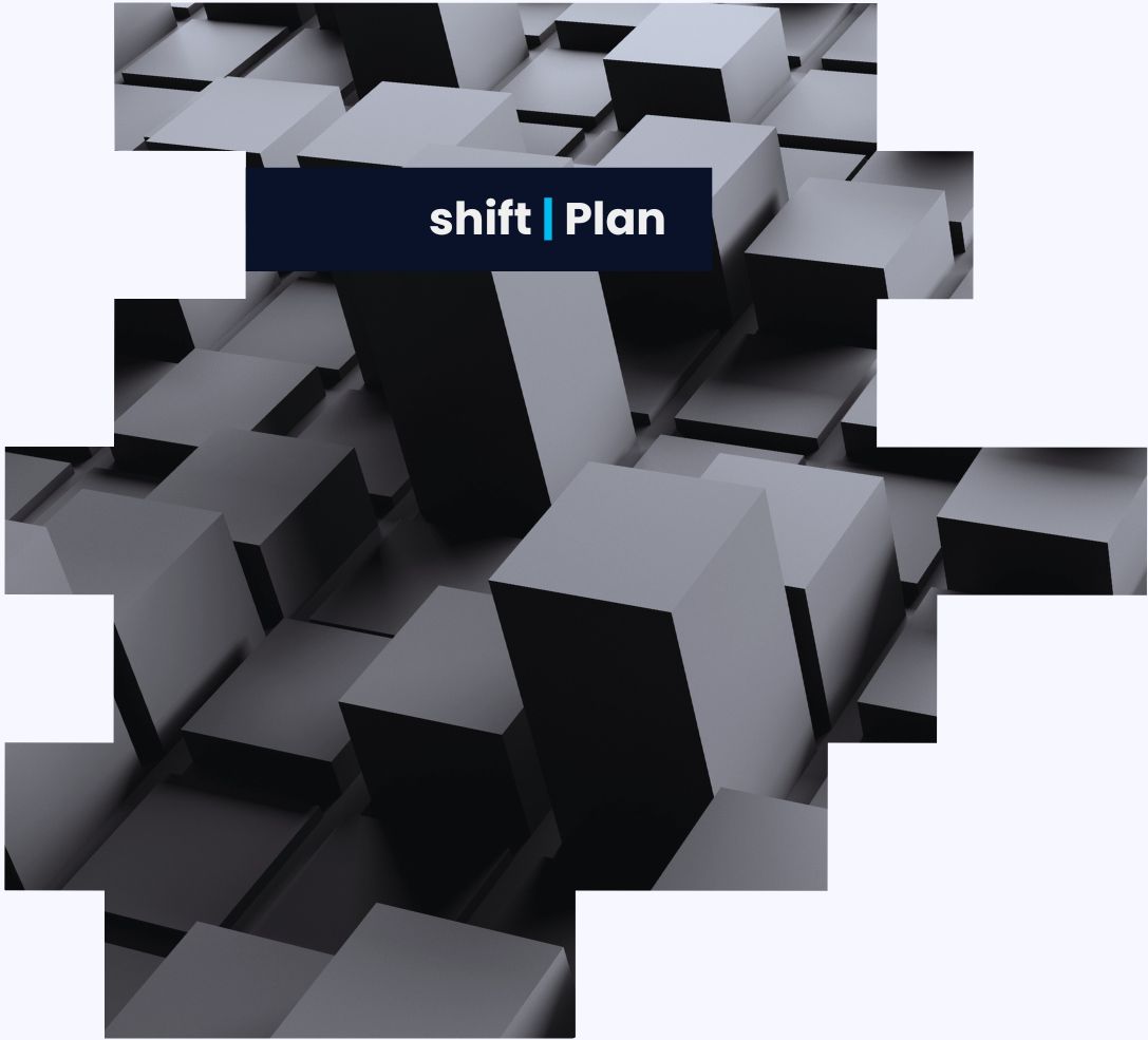 An image of a blocks of different heights representing the many options available when changing shift patterns