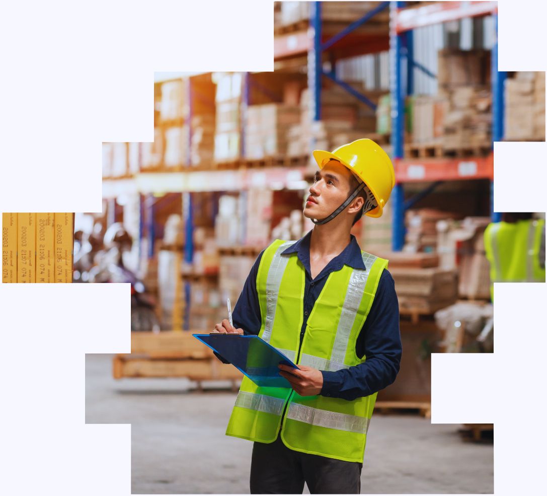 An image of an operative hard at work to illustrate how shift planning and workforce management can help increase warehouse efficiency