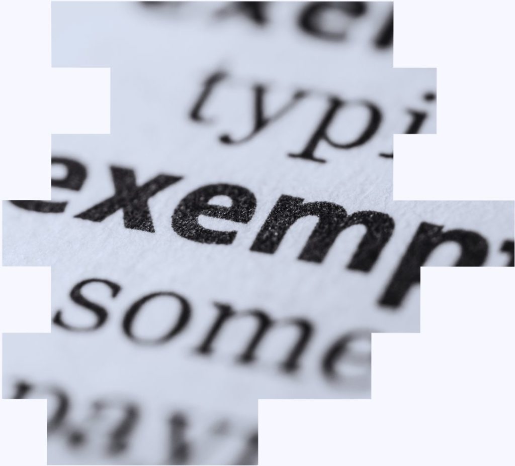 An image of a legal text document with the word exempt highlighted to illustrate how there are some exceptions to shift length laws for some industries, roles and scenarios