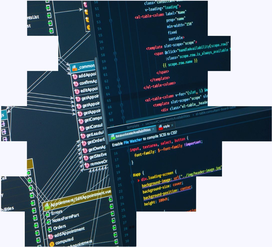 An image of computer code to represent optashift’s powerful shift work fatigue management software
